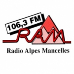 Logo da emissora Radio Alpes Mancelles 106.3 FM