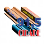 Logo da emissora Rádio Cidade 91.5 FM