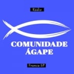Logo da emissora Rádio Comunidade Ágape Franca