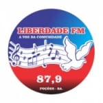 Logo da emissora Rádio Comunitária Liberdade 87.9 FM