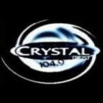 Logo da emissora Rádio Crystal 104.9 FM