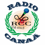 Logo da emissora Rádio Canaã FM