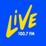 Logo da emissora Rádio Live 100.7 FM