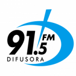 Logo da emissora Rádio Difusora 91.5 FM