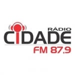 Logo da emissora RÃ¡dio Cidade 87.9 FM