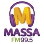 Logo da emissora Rádio Massa 99.5 FM