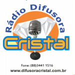 Logo da emissora Rádio Difusora Cristal 1450 AM