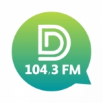 Logo da emissora Rádio Difusora 104.3 FM