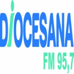 Logo da emissora Rádio Diocesana 95.7 FM