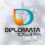 Logo da emissora Rádio Diplomata 105.3 FM