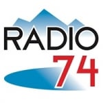 Logo da emissora Radio 74 88.1 FM