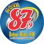 Logo da emissora Rádio Nova Entre Rios 87.9 FM