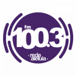 Logo da emissora Rádio Rede Aleluia 100.3 FM