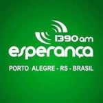 Logo da emissora Rádio Esperança 1390 AM