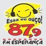 Logo da emissora Rádio Esperança 87.9 FM