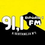 Logo da emissora Rádio Estúdio 1 91.1 FM