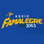 Logo da emissora Rádio Fama 104.5 FM