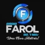 Logo da emissora Rádio Farol 90.7 FM