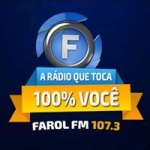 Logo da emissora Rádio Farol 107.3 FM