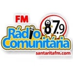 Logo da emissora Rádio Comunitária Santa Rita 87.9 FM