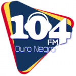 Logo da emissora Rádio Ouro Negro 104.9 FM