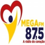 Logo da emissora Rádio Mega 87.5 FM