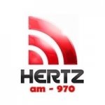 Logo da emissora Rádio Hertz 970 AM