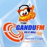 Logo da emissora Rádio Gandu 88 FM