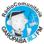 Logo da emissora Rádio Garopaba 98.3 FM