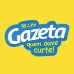 Logo da emissora Rádio Gazeta 98.1 FM