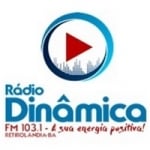 Logo da emissora Rádio Dinâmica FM