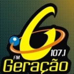 Logo da emissora Rádio Geração 107.1 FM