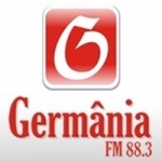 Logo da emissora Rádio Germânia 88.3 FM