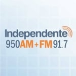 Logo da emissora Rádio Independente 950 AM 91.7 FM