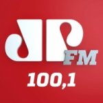 Logo da emissora Rádio Jovempan 100.1 FM