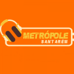 Logo da emissora Rádio Metrópole Santarém