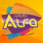 Logo da emissora Alfa FM Campos
