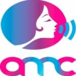 Logo da emissora Mulheres na Comunição