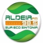 Logo da emissora Rádio Aldeia 98.5 FM