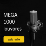 Logo da emissora Rádio Mega 1000 Louvores