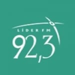 Logo da emissora Rádio Líder 92.3 FM