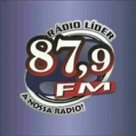 Logo da emissora Rádio Líder 87.9 FM