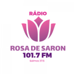 Logo da emissora Rádio Rosa de Saron