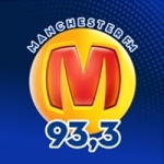 Logo da emissora Rádio Manchester 93.3 FM