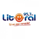 Logo da emissora Rádio Litoral 95.7 FM