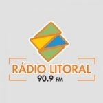 Logo da emissora Rádio Litoral 90.9 FM