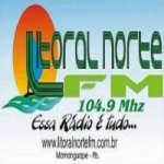 Logo da emissora Rádio Litoral Norte 104.9 FM