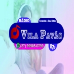 Logo da emissora Vila Pavão FM