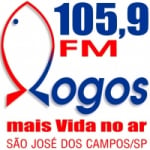 Logo da emissora Rádio Logos 105.9 FM