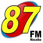 Logo da emissora Rádio Macaíba 87.9 FM